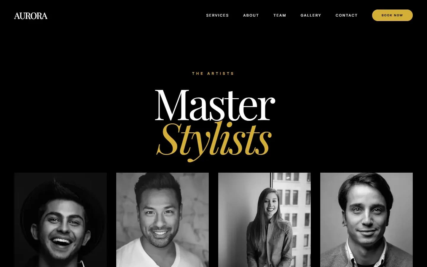Aurora — Salon & Beauty Website — screenshot 3