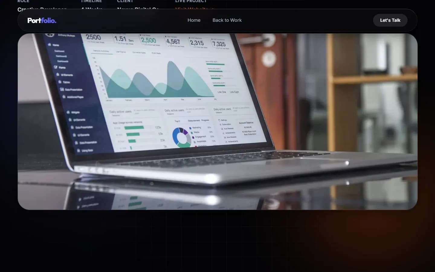 Portfolio — Freelancer & Developer Website — screenshot 3